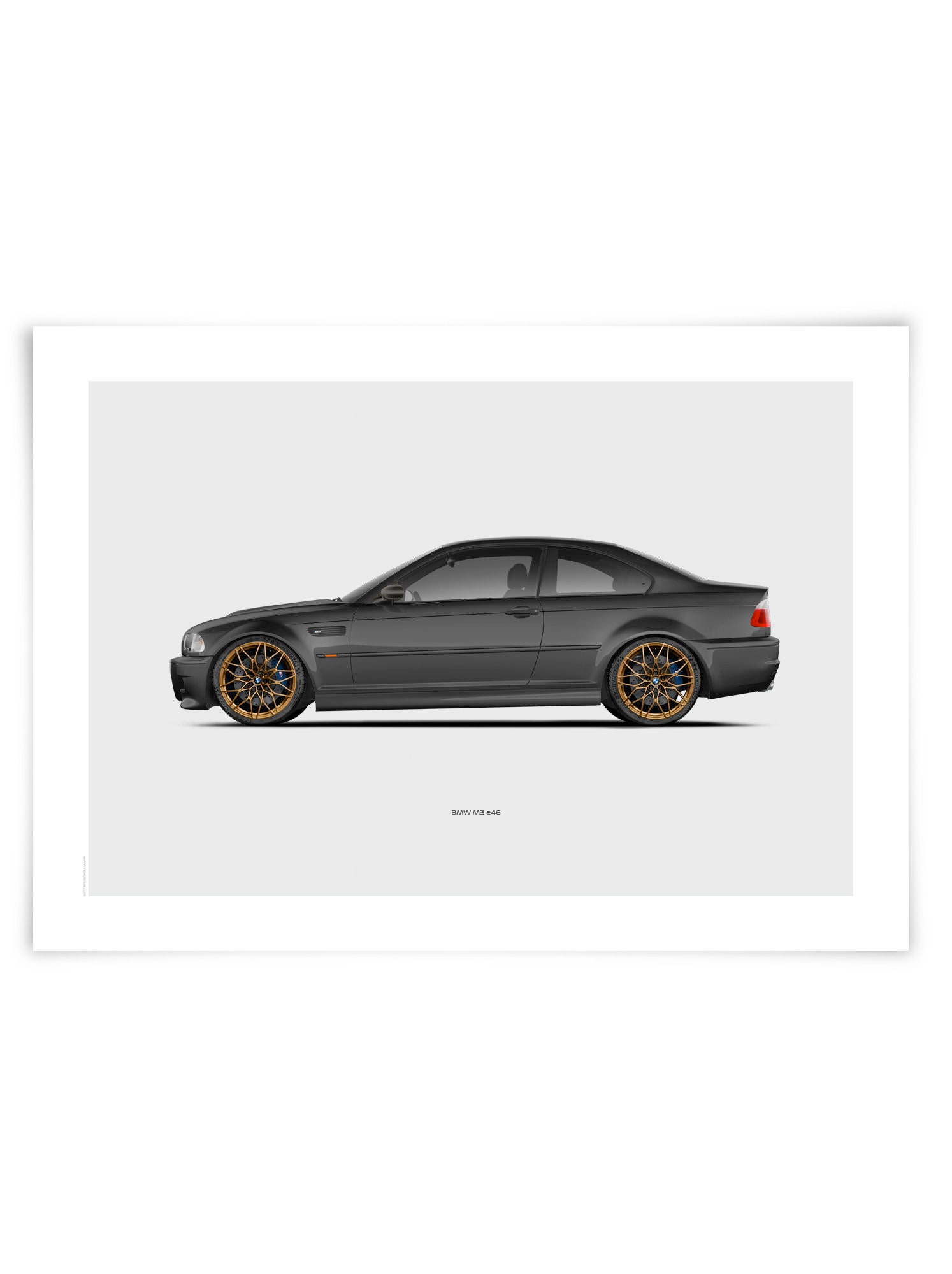 BMW M3 E46 Auto Poster - .de