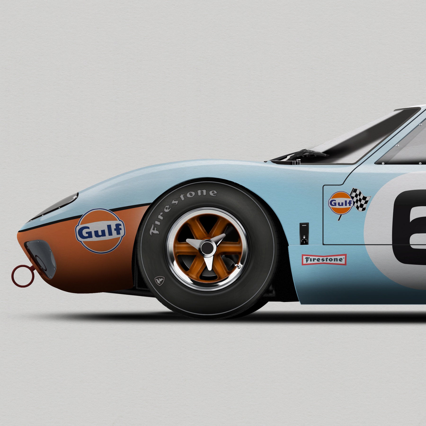 1966 Ford GT40 Race Car Gulf Oil (Gran Turismo 5) by Vertualissimo on  DeviantArt