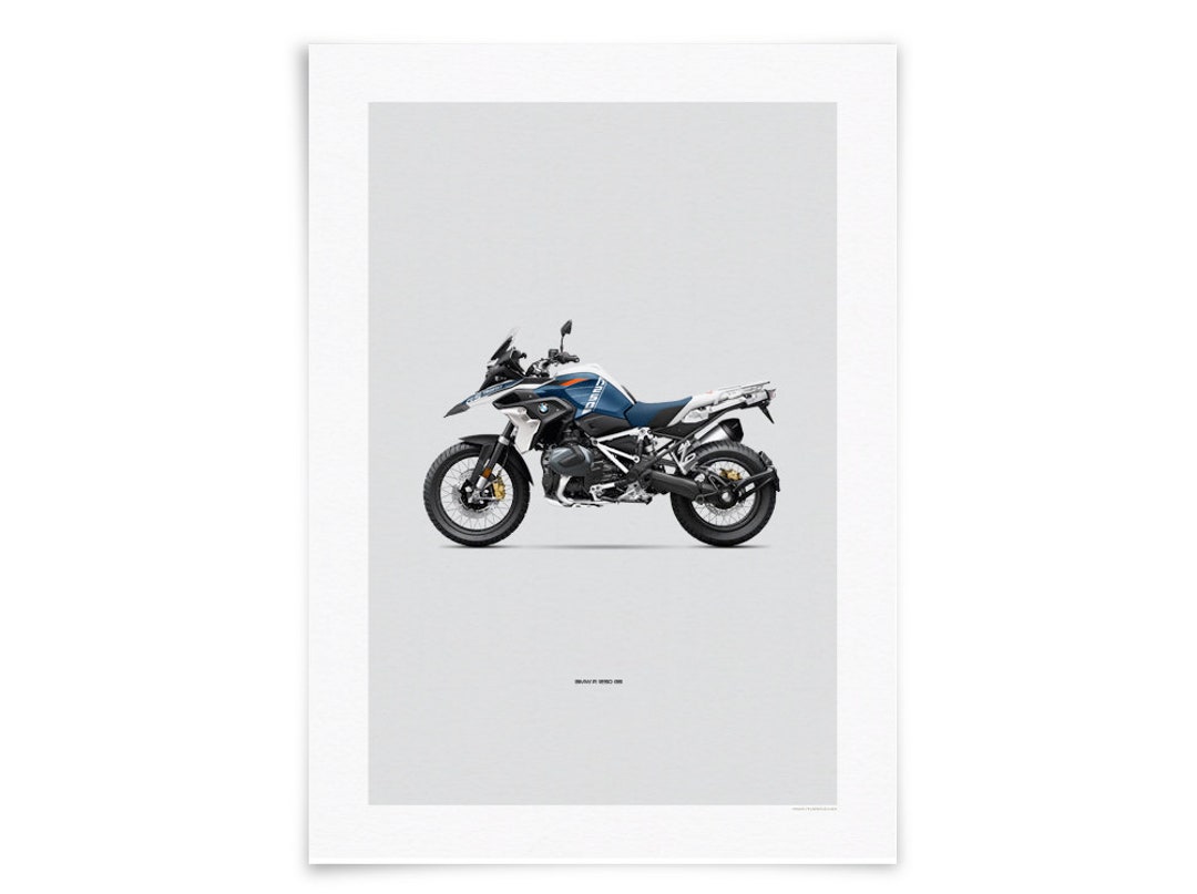 BMW R 1250 GS - Wall Art, Motorcycle Poster - Etsy