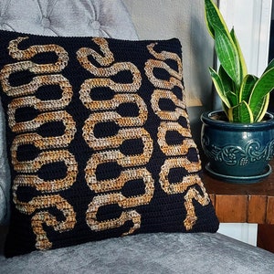 Alexander Snake Mosaic Crochet Pattern Chart by Sixel Design