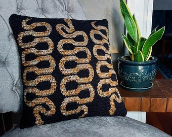 Alexander Snake Mosaic Crochet Pattern Chart by Sixel Design