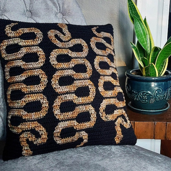 Alexander Snake Mosaik Häkelanleitung by Sixel Design