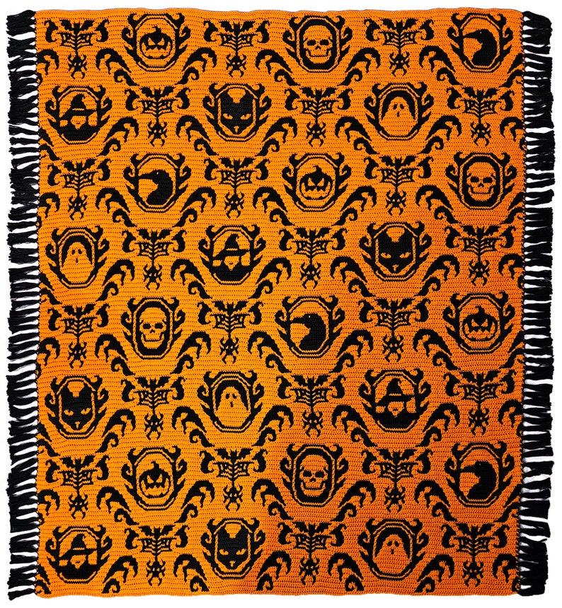 Gothica Mosaic Crochet Blanket Pattern by Sixel Design image 5
