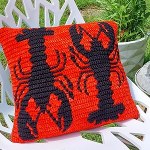 Lobstah Mosaic Crochet Lobster Pattern by Sixel Design image 3