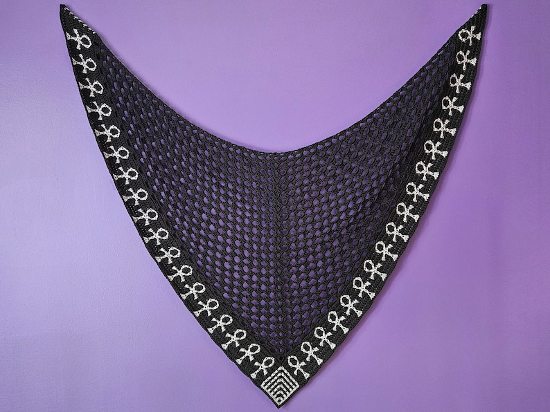 Ankh Mosaic Crochet Pattern by Sixel Design image 2