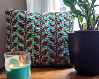 Foliage Mosaic Crochet Pattern Chart by Sixel Design