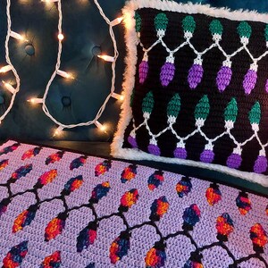 String of Lights Mosaic Crochet Pattern Chart by Sixel Design image 5