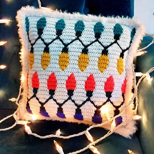 String of Lights Mosaic Crochet Pattern Chart by Sixel Design image 4