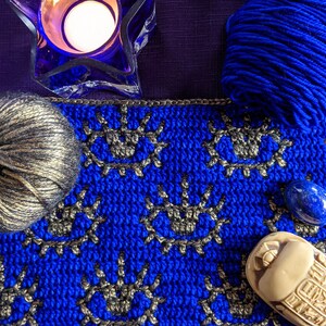 Eyes Mosaic Crochet Pattern Chart by Sixel Design image 6