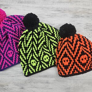 The Catacombs Pack Mosaic Crochet Skull Patterns by Sixel Design - Etsy ...