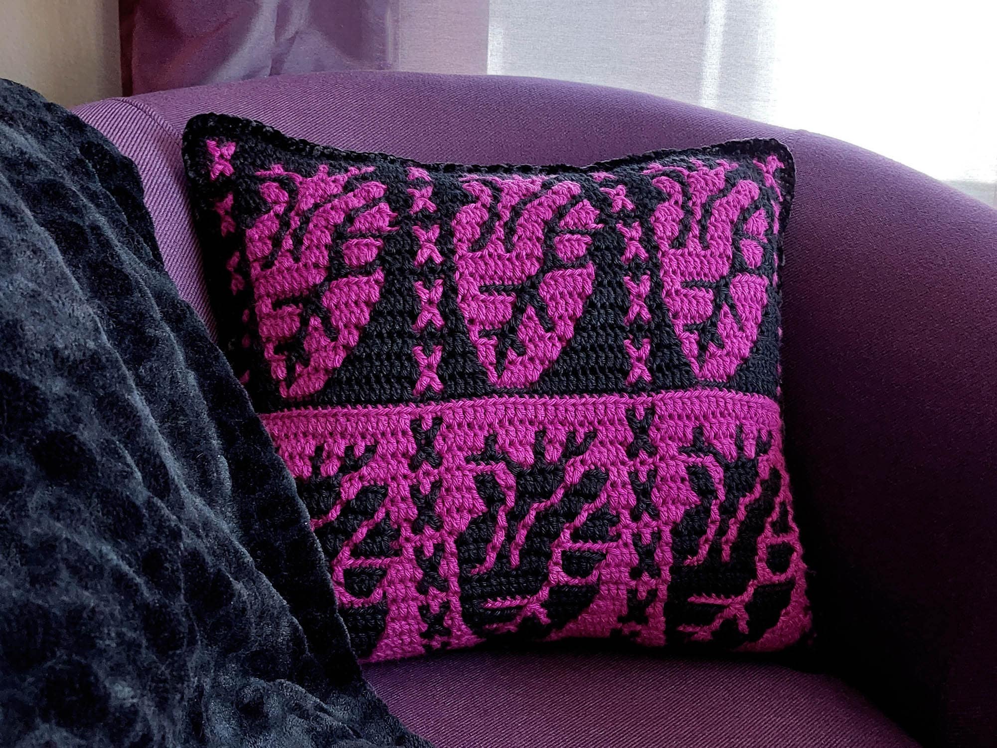 Anatomical Heart Mosaic Crochet Pattern