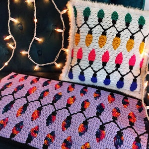 String of Lights Mosaic Crochet Pattern Chart by Sixel Design image 2