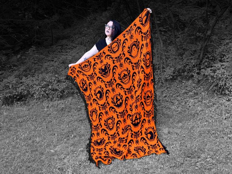 Gothica Mosaic Crochet Blanket Pattern by Sixel Design image 2
