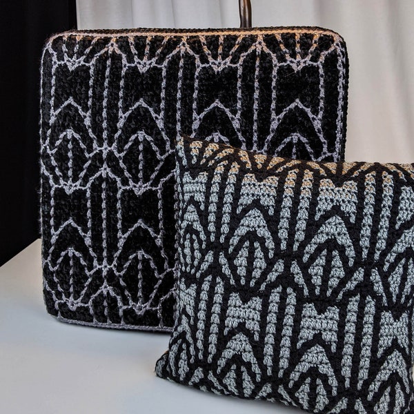 Deco Diamond Mosaic Crochet Pattern Chart by Sixel Design