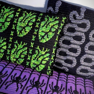 Super Creepy Crochet Pack Mosaic Crochet Patterns by Sixel Design