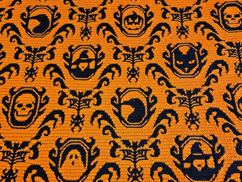 Gothica Mosaic Crochet Blanket Pattern by Sixel Design image 4