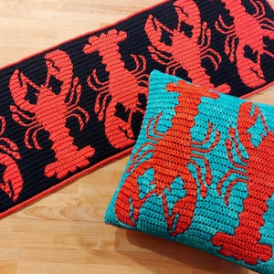 Lobstah Mosaic Crochet Lobster Pattern by Sixel Design image 2