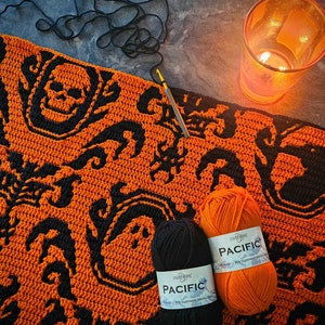 Gothica Mosaic Crochet Blanket Pattern by Sixel Design image 6