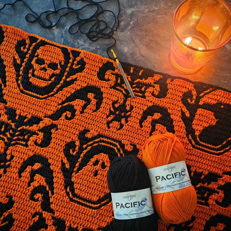 Gothica Mosaic Crochet Blanket Pattern by Sixel Design image 6