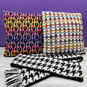 Beginner Mosaic Crochet Pattern Pack by Sixel Design