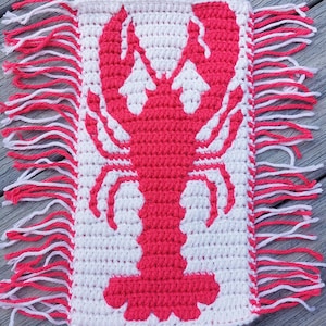 Lobstah Mosaic Crochet Lobster Pattern by Sixel Design image 5