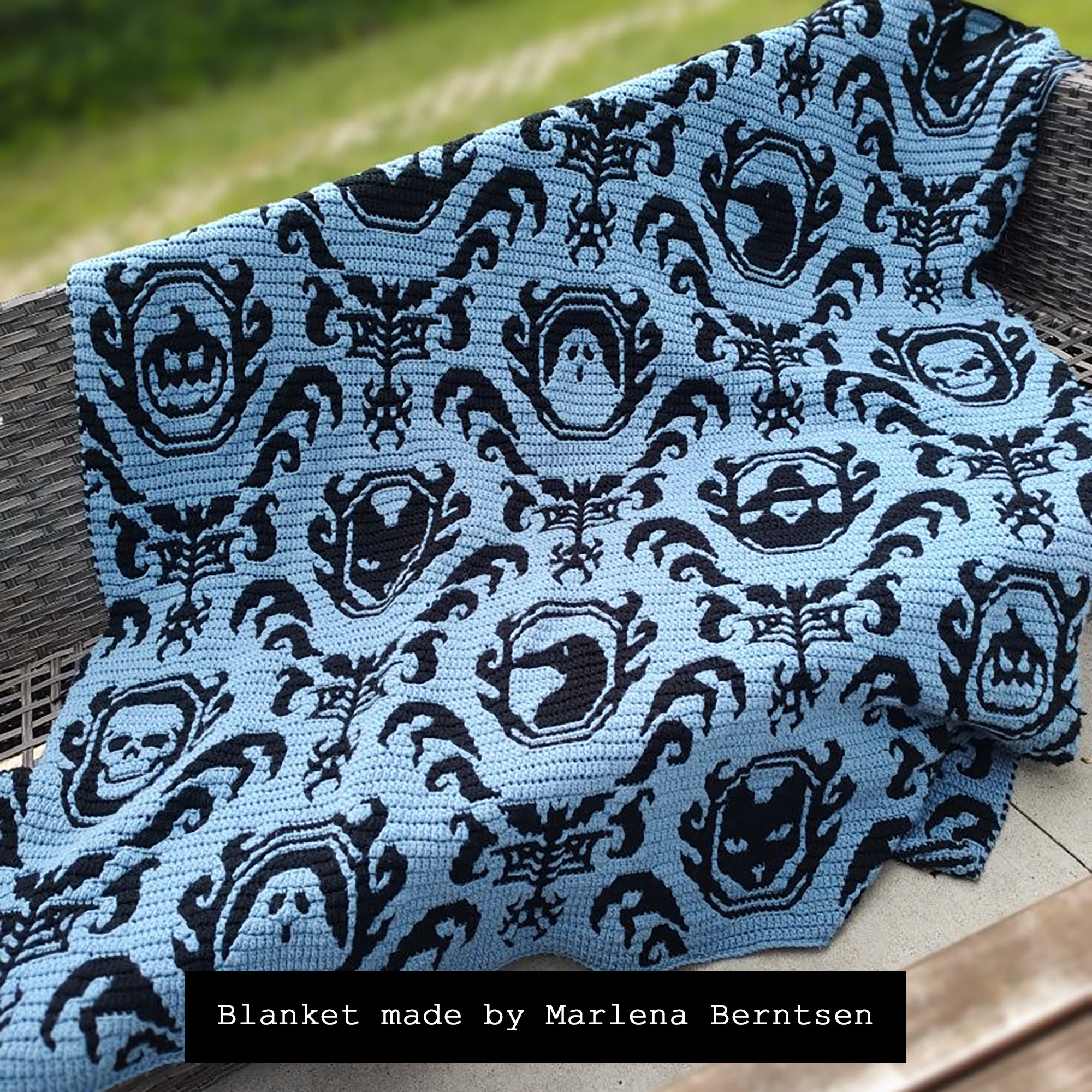 【アンティーク】暗八仙 シルク 手刺繍 パネル 43×410cm ダメージあり Gothica Mosaic Crochet Blanket Pattern by Sixel Design - Etsy