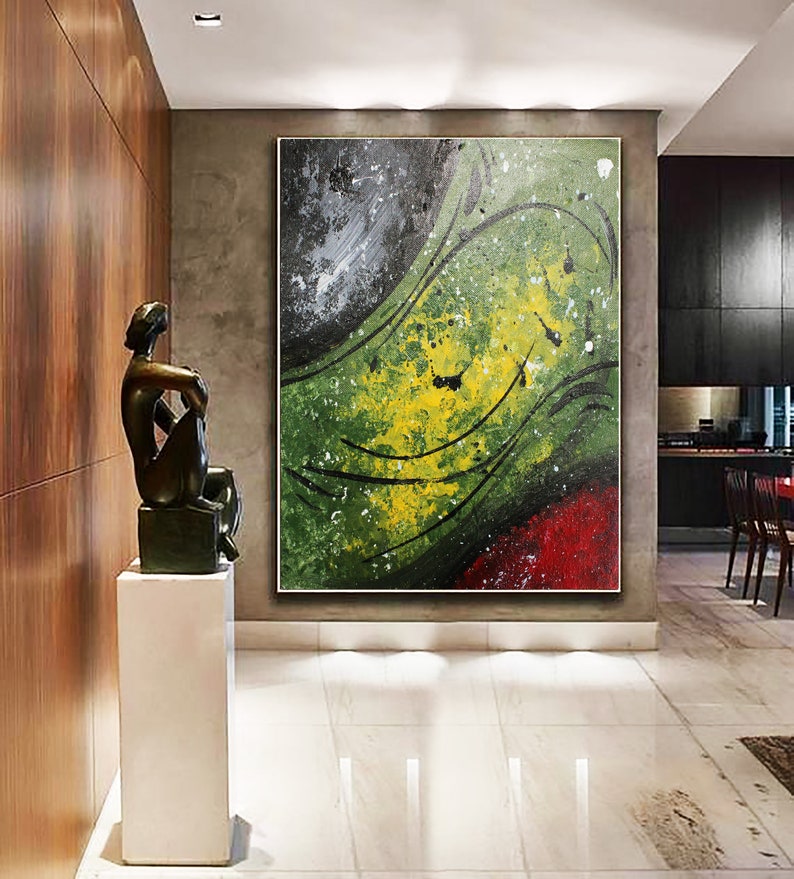 Oversize Original Handmade Abstract Painting Acrylic Art On Canvas For Room Decor Large Wall Art