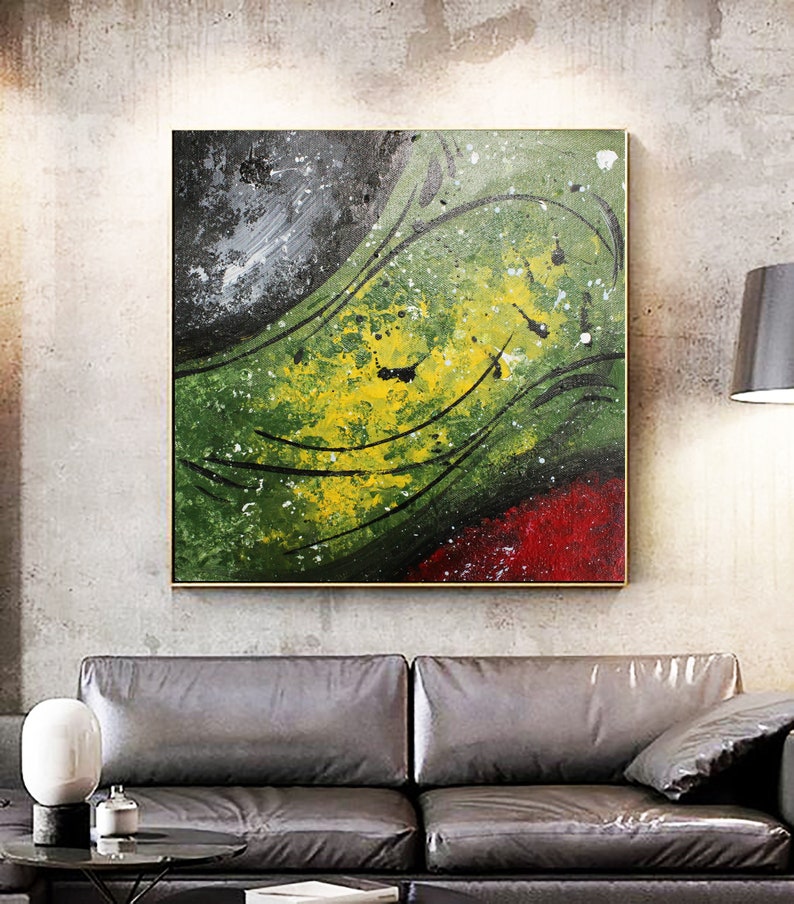 Oversize Original Handmade Abstract Painting Acrylic Art On Canvas For Room Decor Large Wall Art