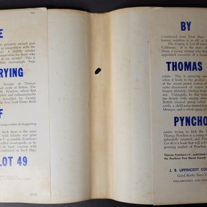 Thomas Pynchon ~ The Crying of Lot 49 ~ 1966 First Edition & Printing image 5