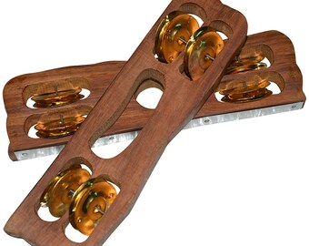 DronaIndia Kartal Pair Indian Musical Percussion Instrument Hand-Cymbals