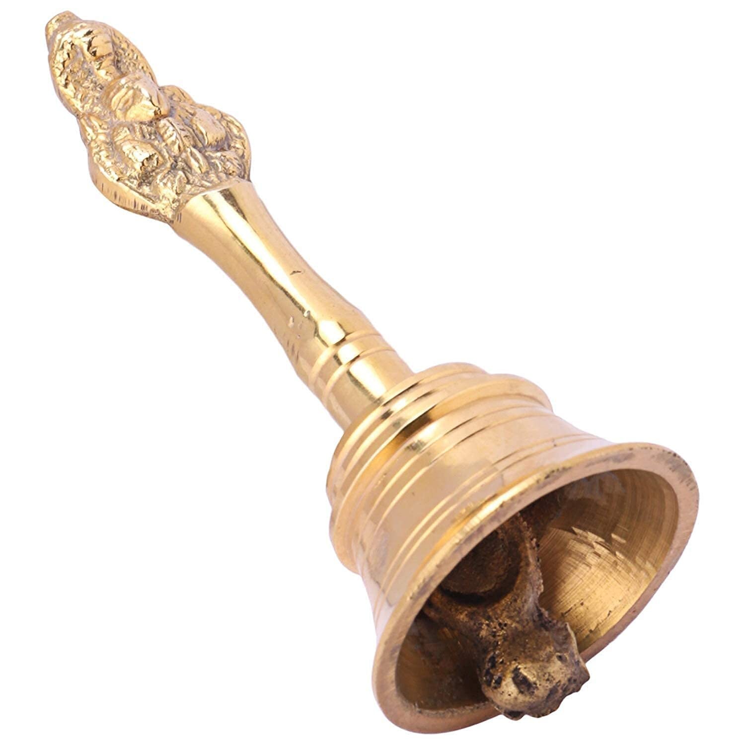Silver Bell for Pooja - Ghanti - 3.1 inches Height - Medium Size