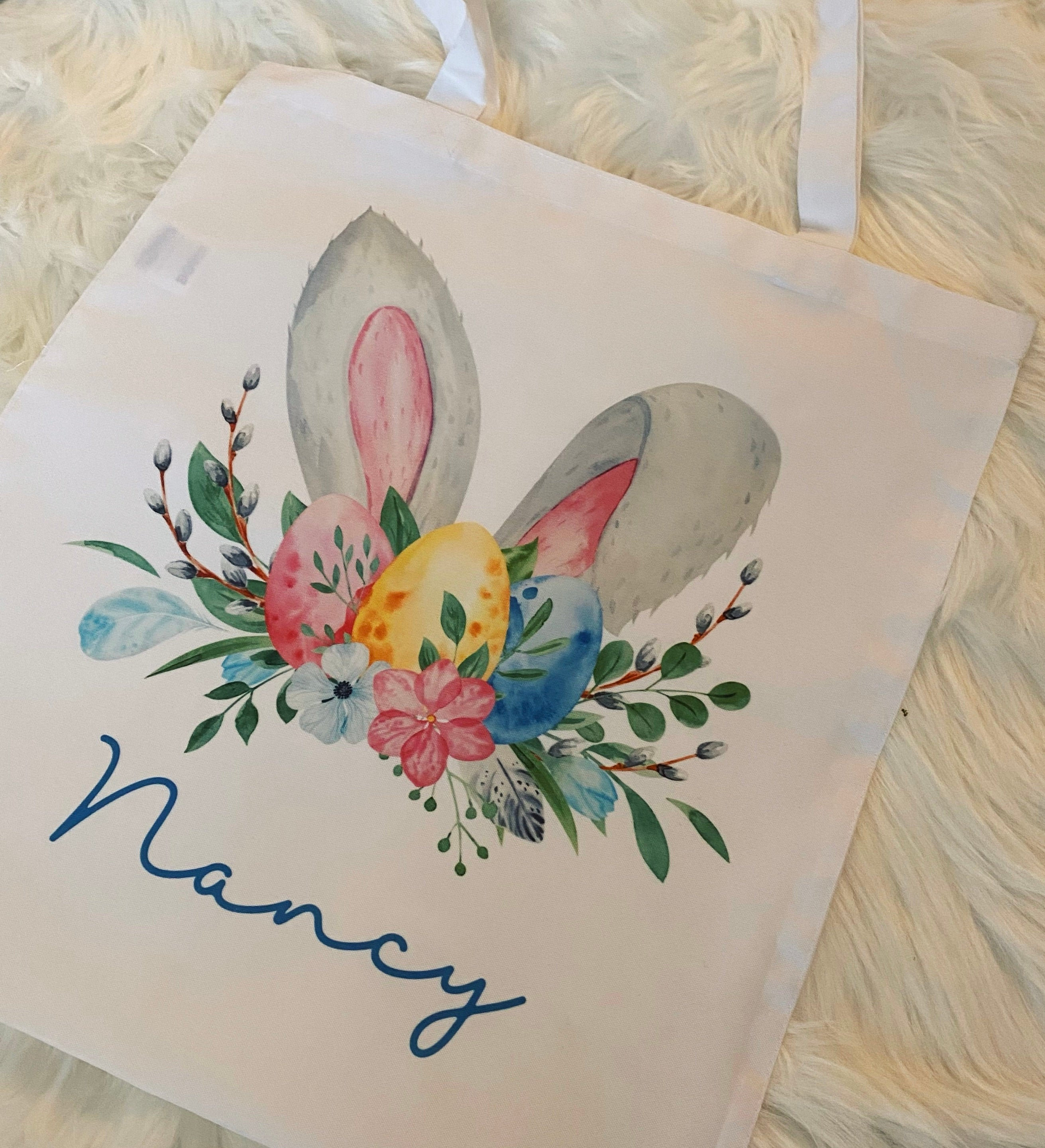 Easter Bag Easter Tote Bag Easter Happy Easter Kids Etsy