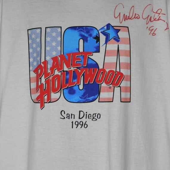 Vintage Planet Hollywood San Diego T Shirt 1996 Em