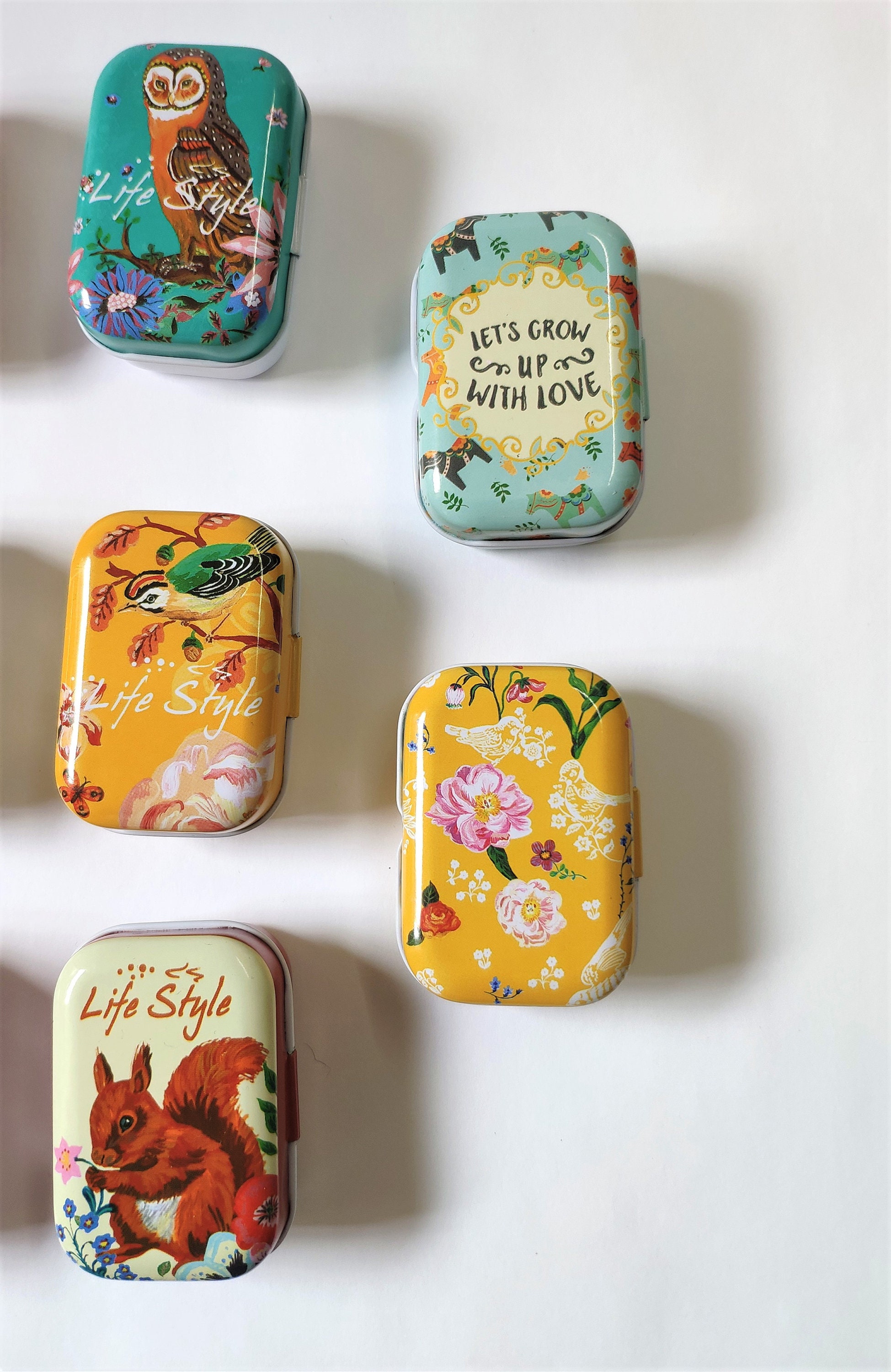 Small Tin Box Tin Jewellery Box Tin Gift Box Tin Storage Etsy