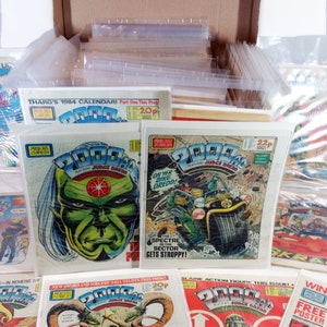 Prog 27 a 1 Juez Dredd Comic Books. Individual Vintage Uk Bronce Edad Back Issues 1980s 2000AD