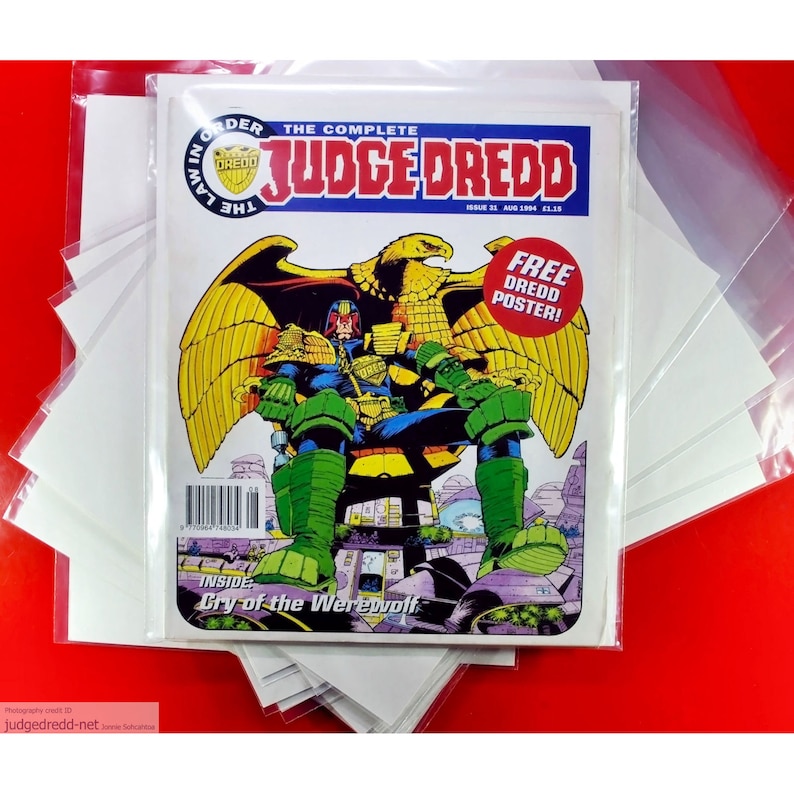 Comic Bags and Boards Clear Sleeves and Backing Boards for British