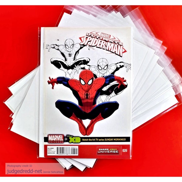 Comic Bags and Boards for Amazing Spiderman Comics. Crystal Clear Acid-Free Bags Acid Free Boards