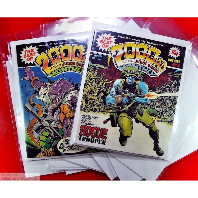 Comic Bags and Boards Clear Sleeves and Backing Boards for British