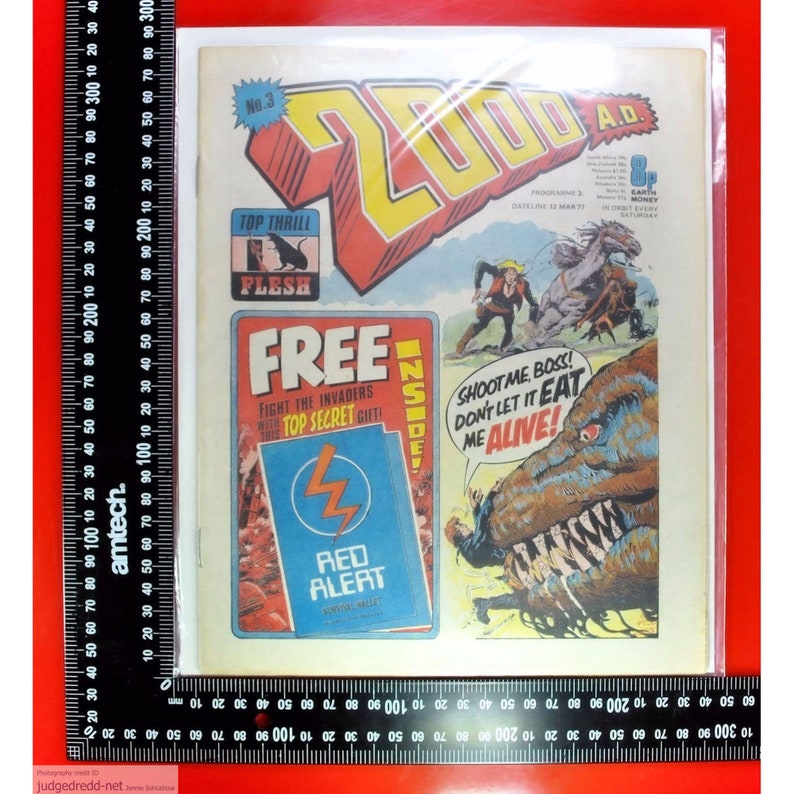 2000 AD Annual Comic Bags and Boards Clear Sleeves and Backing Boards
