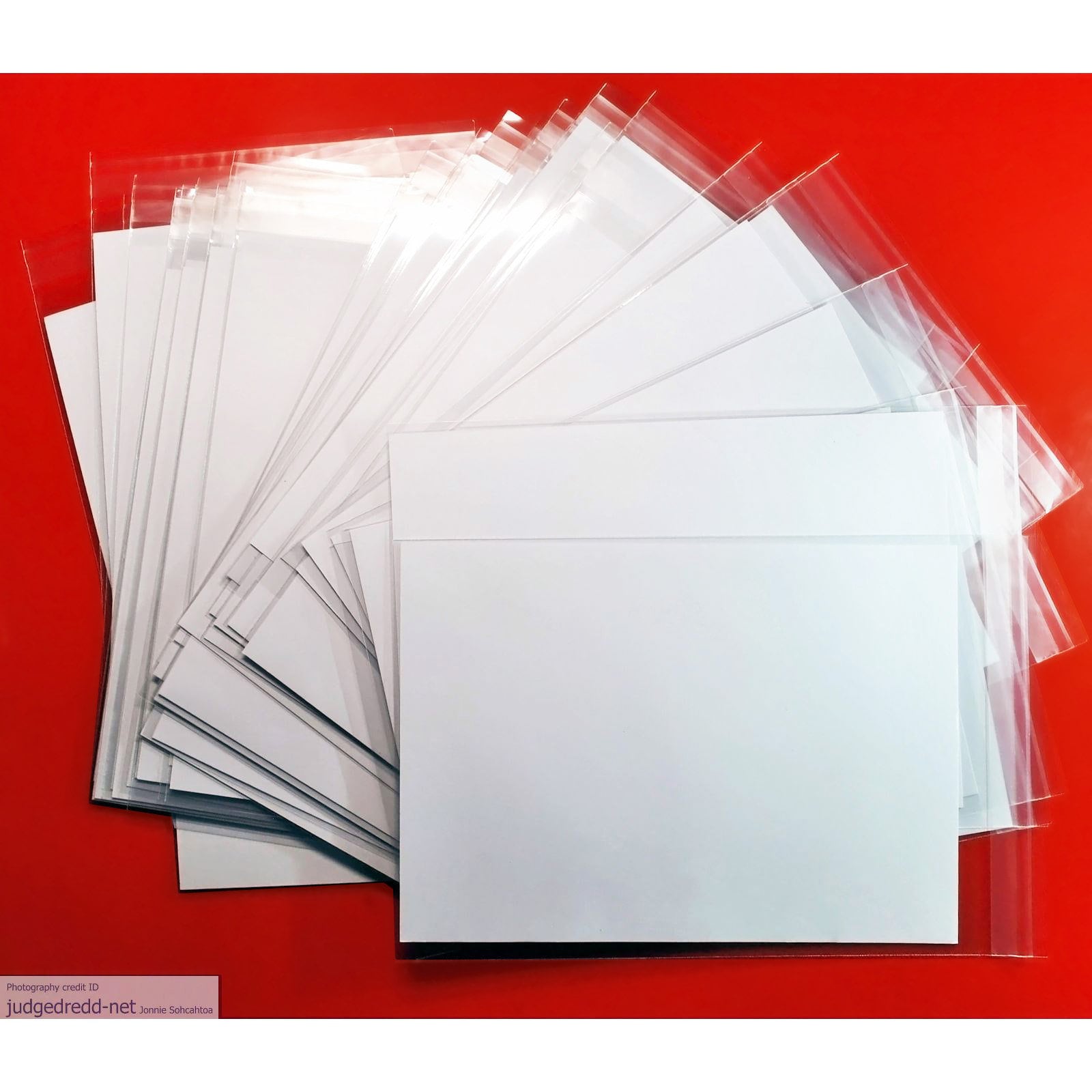 AE-CB710-100 Pc. Clear Comic Book Bags / Envelopes 7 1/8 X 10 5/8