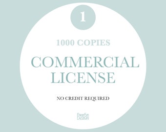LIMITED Commercial License for 1 product. NO Credit required. CL