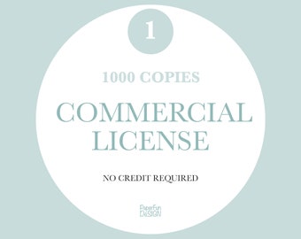 LIMITED Commercial License for 1 product. NO Credit required. CL
