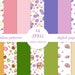 Romantic Watercolor Digital Paper Pack Wedding Decor JPEG. - Etsy