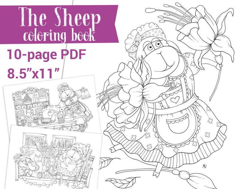 640 Coloring Book Sheep Picture HD 640 Coloring Book Sheep Picture HD