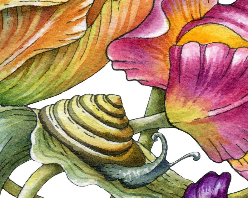 Printable Tulips. Botanical Print Poster. Printable Botanical | Etsy