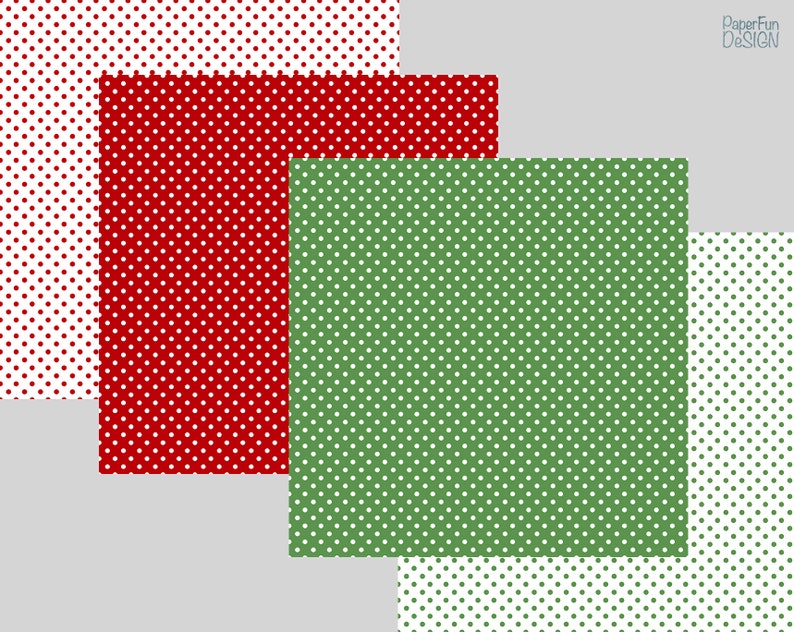Christmas Digital Wrapping Paper, Holiday Seamless Pattern, Digital ...