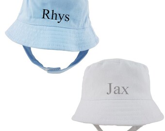 personalised baby sun hat