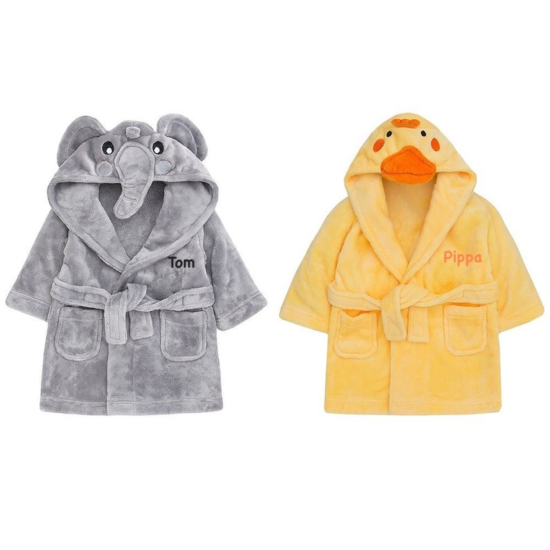 baby elephant dressing gown