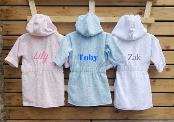 babies towelling bathrobes