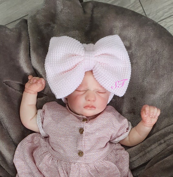Personalised Pink Baby Girl Hat Baby 